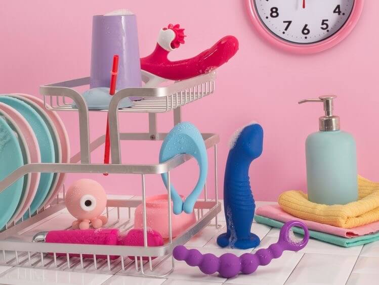 Hygiene of sex toys. Dangers that may lurk in toy cleaners.